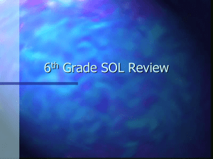6th Grade Science SOL Review: Key Concepts & Questions