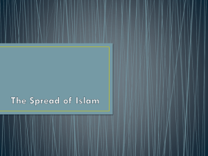 The Spread of Islam