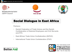 Powerpoint - International Trade Union Confederation