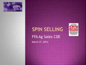 Spin Selling ppt