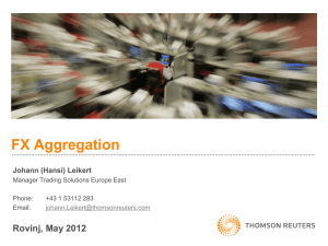 THOMSON REUTERS PRESENTATION TEMPLATE