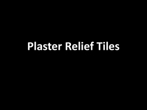 Plaster Relief Tiles: Art Project Instructions