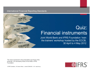Quiz: Financial instruments