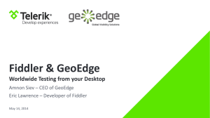 About GeoEdge - Fiddler Book