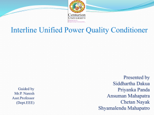 IUPQC: Interline Unified Power Quality Conditioner
