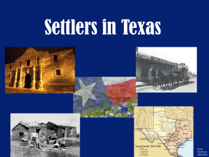 Settlers in Texas: History, Daily Life, and Timeline