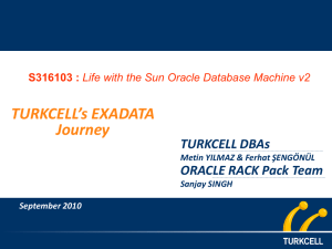 Turkcell.Exadata.OOW2010
