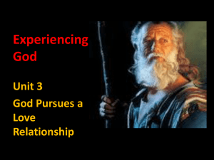 Experiencing God: Love Relationship Presentation