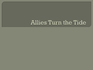 Allies Turn the Tide: WWII Turning Points Presentation