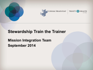 Stewardship Webinar
