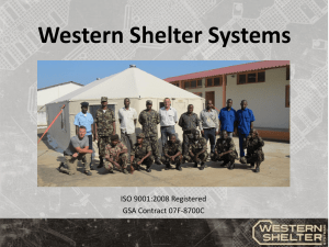 Western Shelter Systems - National Guard Association of the United