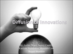 Diffusion of Innovations Powerpoint