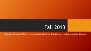 Fall 2013 - Massasoit Community College