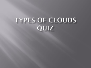 Types of Clouds