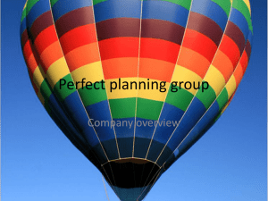 Perfect planning group