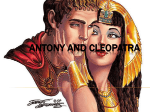 Antony and Cleopatra: Extravagant Love Analysis