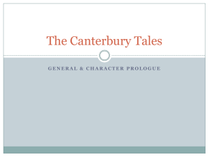 Canterbury Tales Character Analysis: Knight to Monk