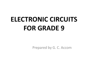 Electronic Circuits for Grade 9: A Beginner's Guide