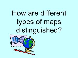 What are different types of maps and how are they used?