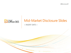 Office 365 for Mid-Market