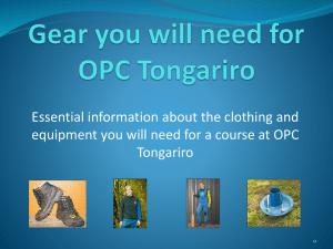 Outer Layer clothing