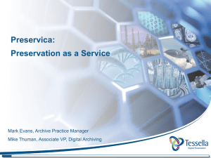 Preservica - (lib.stanford.edu) include