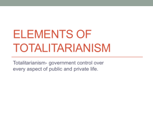 elements of totalitarianism