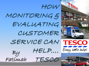 Tesco merit work
