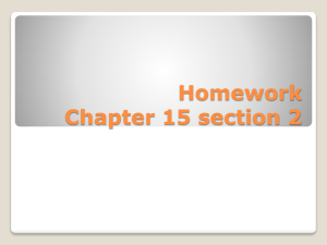 Thermal Energy Transfer Homework: Chapter 15 Section 2