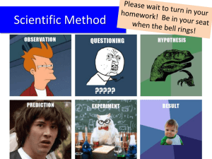 Scientific Method & Ecosystems Presentation