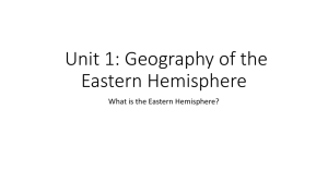 Eastern Hemisphere Geography: Weather & Climate