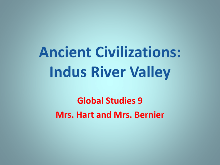 Ancient Civilizations: Indus River Valley