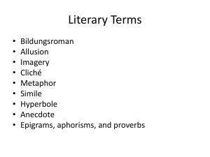 Literary Terms: Definitions and Examples