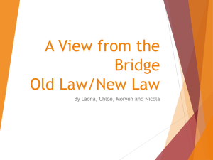 A View from the Bridge powerpoint Laona, Chloe