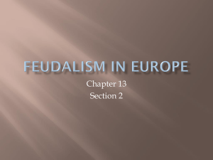 Feudalism in Europe