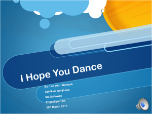 "I Hope You Dance" Song Analysis: Themes & Literary Devices
