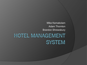 Hotel Management System Presentation