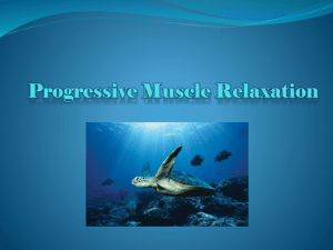 Progressive Muscle Relaxation
