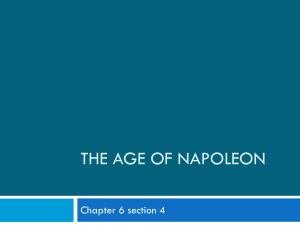 The Age of Napoleon: Key Terms & Events