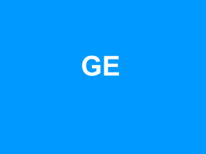 GE - Cornwall Healthy Weight