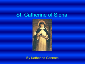 St. Catherine of Siena