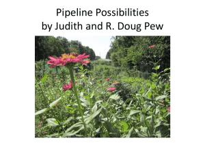Pipelines as open spaces