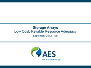 Chris Shelton - Storage Arrays