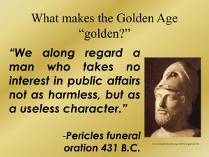 The Golden Age of Greece