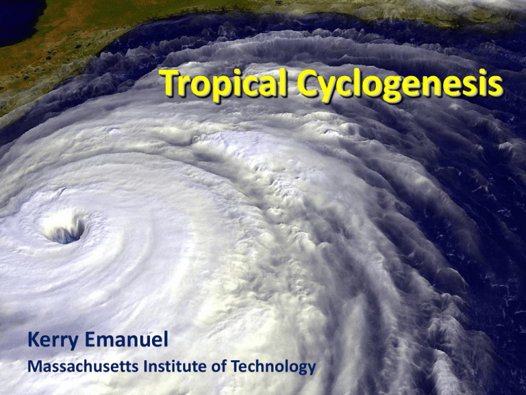 Tropical Cyclogenesis