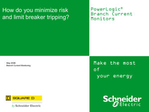 PowerLogic® Branch Current Monitoring