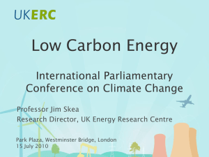 Introduction to the UK Energy Research Centre