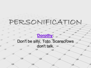 Personification Lesson