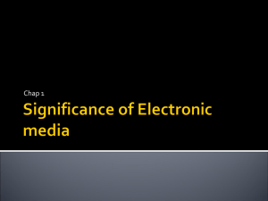 Significance of Electronic Media: Careers & Impact