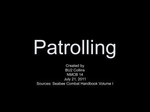 Patrolling SCWS